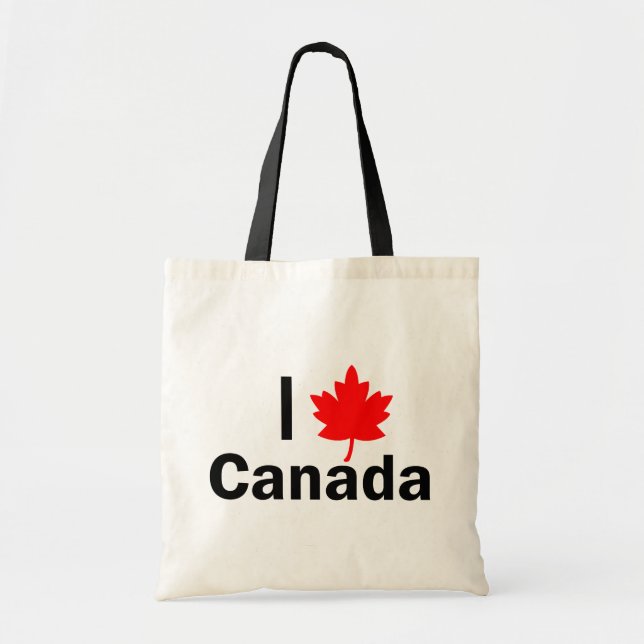 Bolso De Tela Amo Canadá (Frente)
