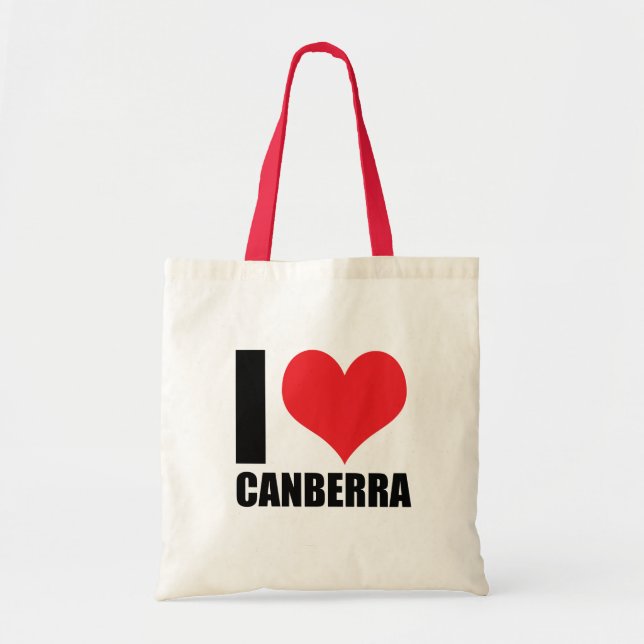 Bolso De Tela Amo Canberra (Frente)