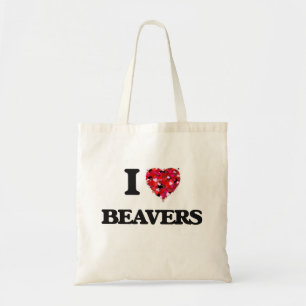 Bolso De Tela Amo castores