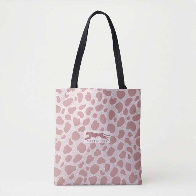 Bolso De Tela Amo chita - (Anverso)