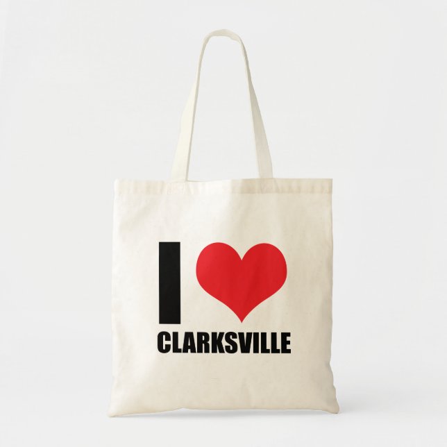 Bolso De Tela Amo Clarksville (Frente)