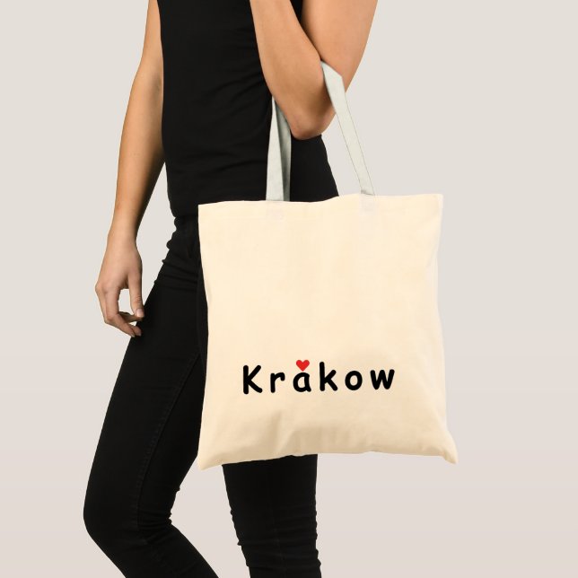 Bolso De Tela Amo Cracovia (Anverso (producto))