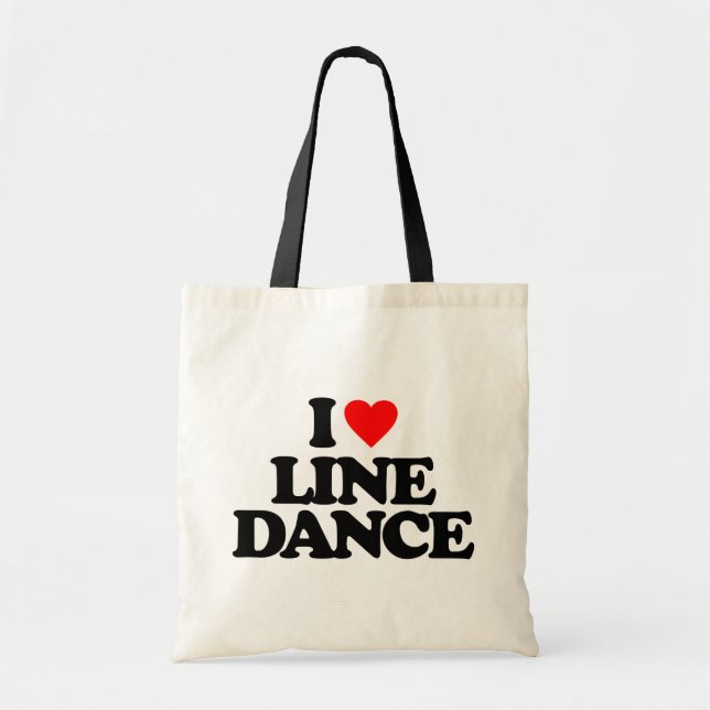 BOLSO DE TELA AMO CUERPO DE BAILE (Frente)