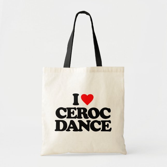 BOLSO DE TELA AMO DANZA DE CEROC (Frente)