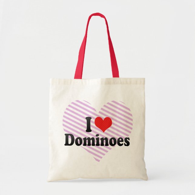 Bolso De Tela Amo dominós (Frente)
