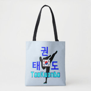 Bolso De Tela ✔ Amo ☯ el arte marcial coreano Tae-KwonDo Classic