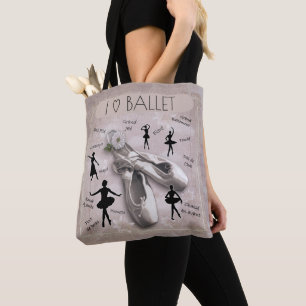 Bolso De Tela Amo el ballet