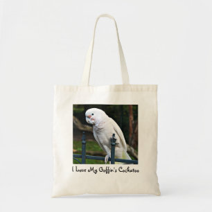 Bolso De Tela Amo el Cockatoo de mi Goffin (Tanimbar Corella)