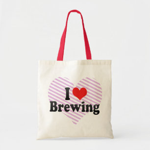 Bolso De Tela Amo el elaborar cerveza