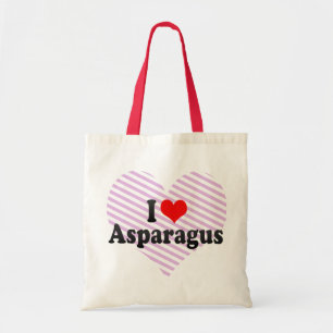 Bolso De Tela Amo el espárrago