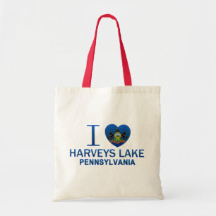 Bolso De Tela Amo el lago harveys, PA