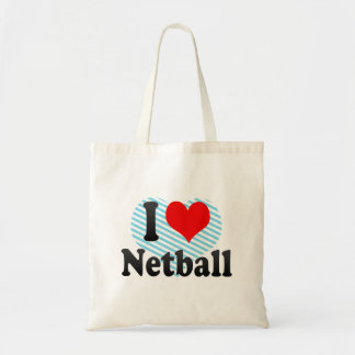 Bolso De Tela Amo el Netball