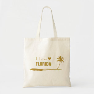 Bolso De Tela Amo el oro de Florida