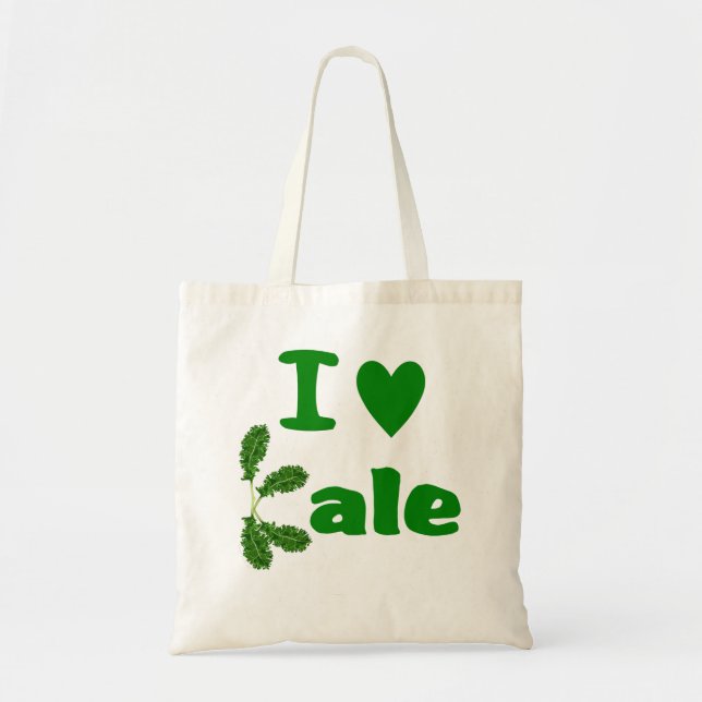 Bolso De Tela Amo el paño reutilizable del ultramarinos de la (Frente)