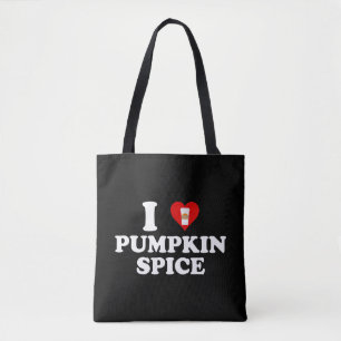 Bolso De Tela Amo el sabor a calabaza