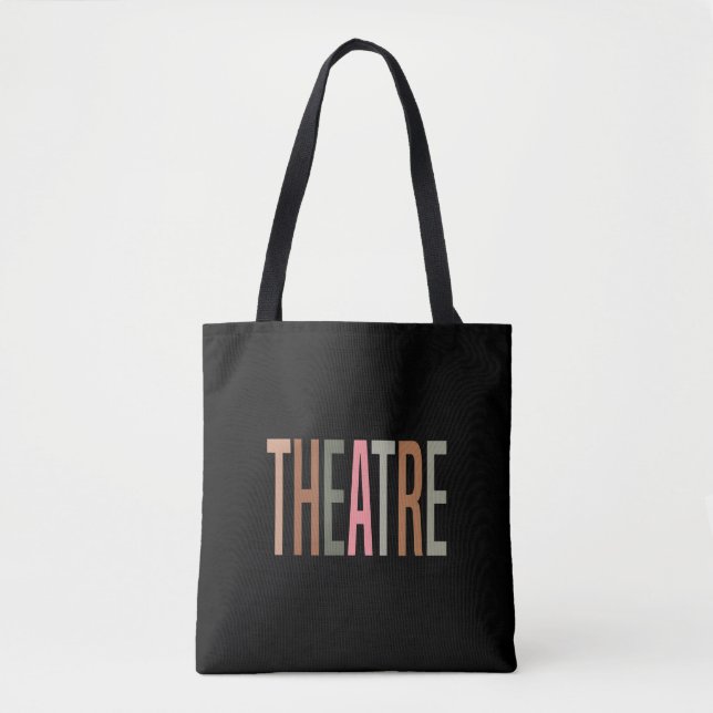 Bolso De Tela Amo El Teatro (Anverso)