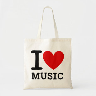 Bolso De Tela Amo el tote del profesor de música