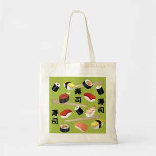Bolso De Tela Amo el tote del sushi