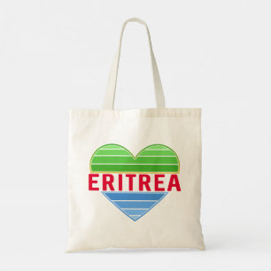 Bolso De Tela Amo Eritrea, corazón eritreo