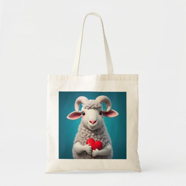 Bolso De Tela Amo Ewe (Frente)