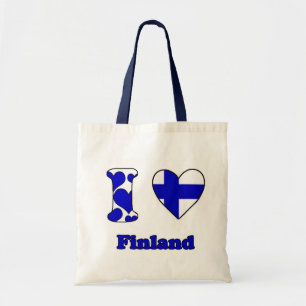Bolso De Tela Amo Finlandia