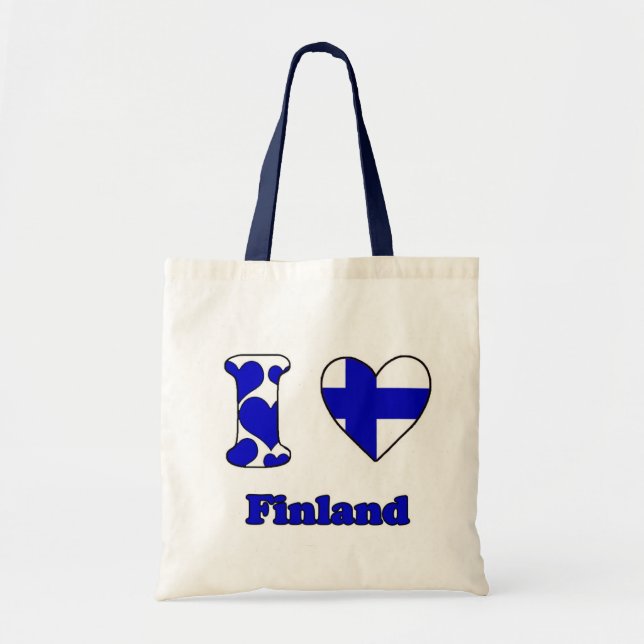 Bolso De Tela Amo Finlandia (Frente)