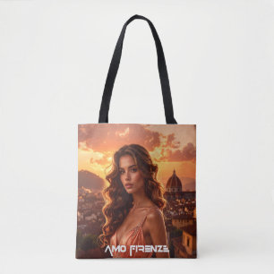 BOLSO DE TELA AMO FIRENZE - AMO FLORENCIA - ITALIA
