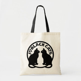 BOLSO DE TELA AMO GATOS NEGROS