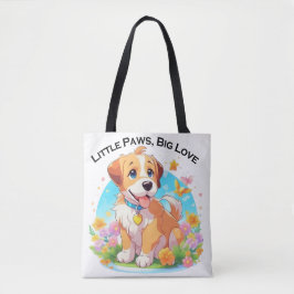 Bolso De Tela Amo grande de los cachorros