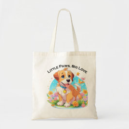 Bolso De Tela Amo grande de los cachorros