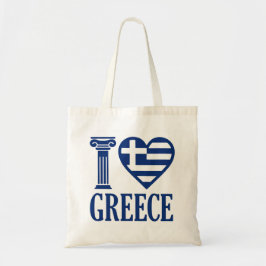 Bolso De Tela Amo Grecia