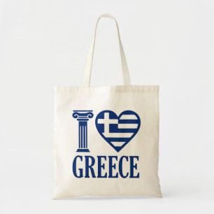 Bolso De Tela Amo Grecia