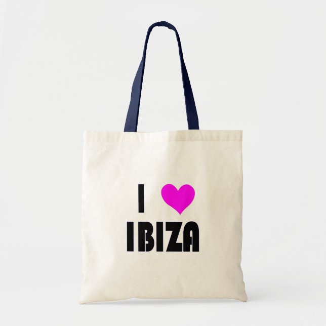 Bolso De Tela Amo Ibiza (Frente)