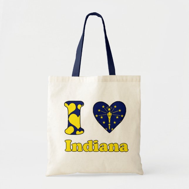 Bolso De Tela Amo Indiana (Frente)