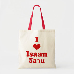 Bolso De Tela Amo Isaan + Tailandia