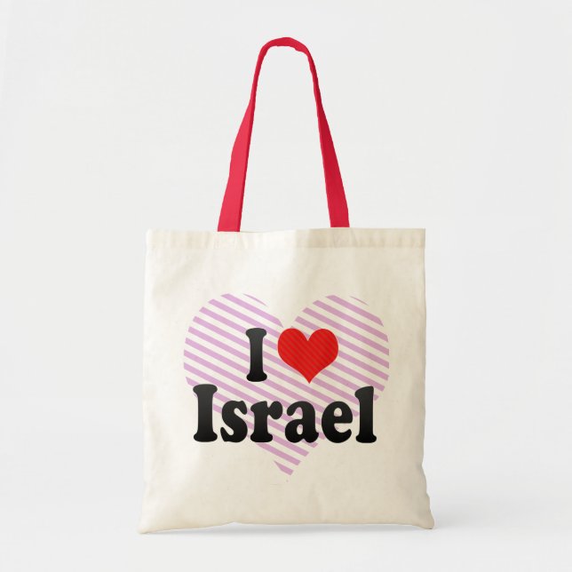 Bolso De Tela Amo Israel (Frente)