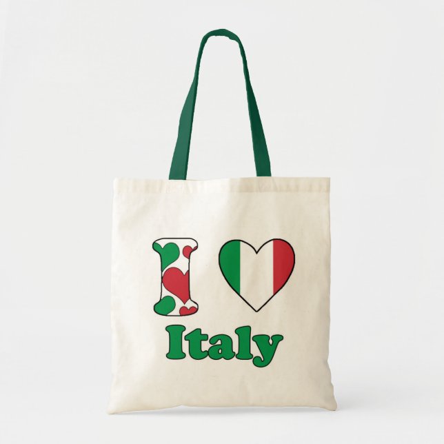 Bolso De Tela Amo Italia (Frente)