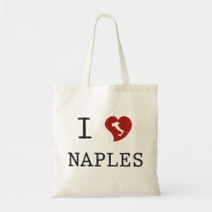 Bolso De Tela Amo italiano del vintage de Nápoles