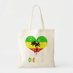Bolso De Tela Amo Jamaica Un Reggae De Palmeras De Amor
