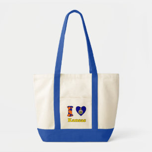 Bolso De Tela Amo Kansas