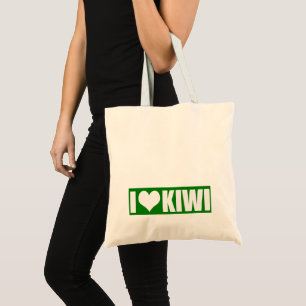 Bolso De Tela Amo kiwi