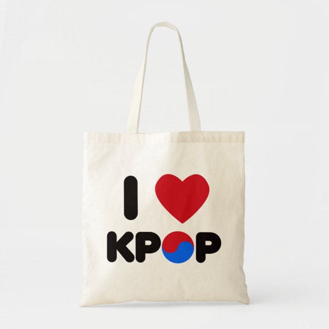 Bolso De Tela Amo Kpop (Frente)