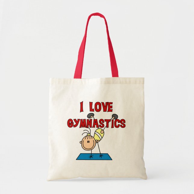 Bolso De Tela Amo la gimnasia (Frente)