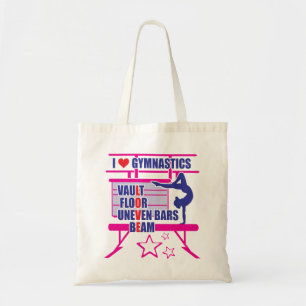 Bolso De Tela Amo la Gimnasia