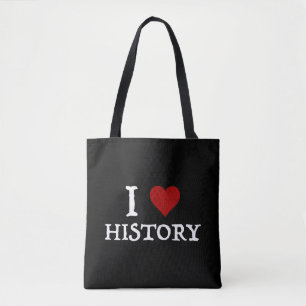 Bolso De Tela Amo la historia (del corazón)