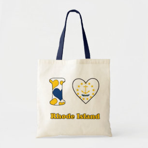 Bolso De Tela Amo la Isla Rhode