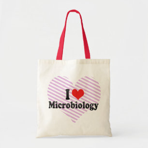 Bolso De Tela Amo la microbiología