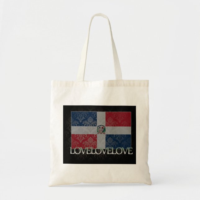 Bolso De Tela Amo la República Dominicana Guay (Frente)