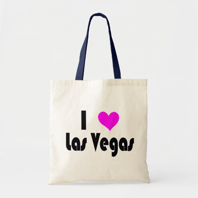 Bolso De Tela Amo Las Vegas (Frente)