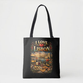 Bolso De Tela Amo Lisboa